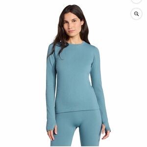 💜Ozark Trail Women's Warmer Thermal Long Sleeve Seamless Fleece Top, Sizes:Small